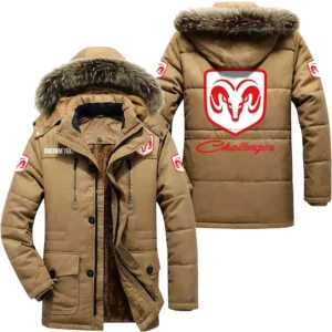 Supercar Parka hoodie, Coat with Hood Exclusive Logo For Car Motorcycles Lovers CAR7002082082 - Khaki