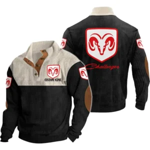 Supercar Men's Stand Up Collar Base Shirt, Collar Hoodie Exclusive Logo For Car Motorcycles Fans CAR20012060 - Black