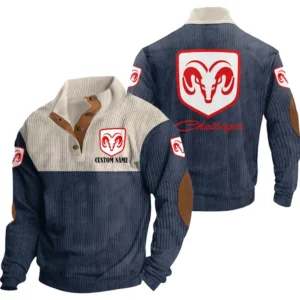 Supercar Men's Stand Up Collar Base Shirt, Collar Hoodie Exclusive Logo For Car Motorcycles Fans CAR20012060 - Navy Blue