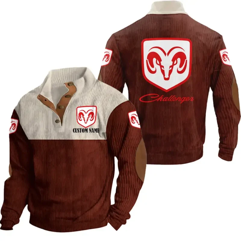 Supercar Men's Stand Up Collar Base Shirt, Collar Hoodie Exclusive Logo For Car Motorcycles Fans CAR20012060 - Red