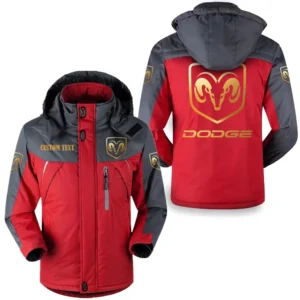 Muscle Auto Outdoor Charging Suit, Exclusive Logo Fleece Truckket For Car Fans HFLJ0112312039 - Red