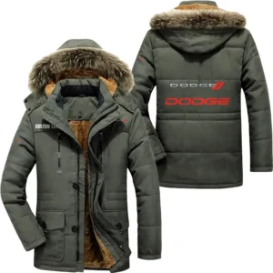 Muscle Auto Parka hoodie, Coat with Hood Exclusive Logo For Car Motorcycles Lovers CAR7002082084 - Army Green
