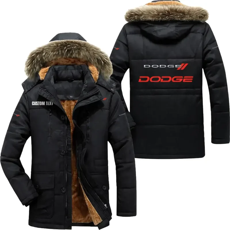 Muscle Auto Parka hoodie, Coat with Hood Exclusive Logo For Car Motorcycles Lovers CAR7002082084 - Black
