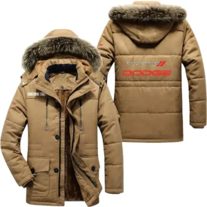 Muscle Auto Parka hoodie, Coat with Hood Exclusive Logo For Car Motorcycles Lovers CAR7002082084 - Khaki