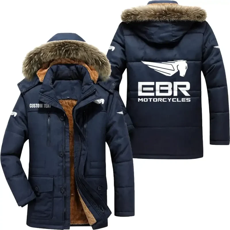 Racing Sport Car Parka hoodie, Coat with Hood Exclusive Logo For Car Motorcycles Lovers CAR7002082087 - Navy
