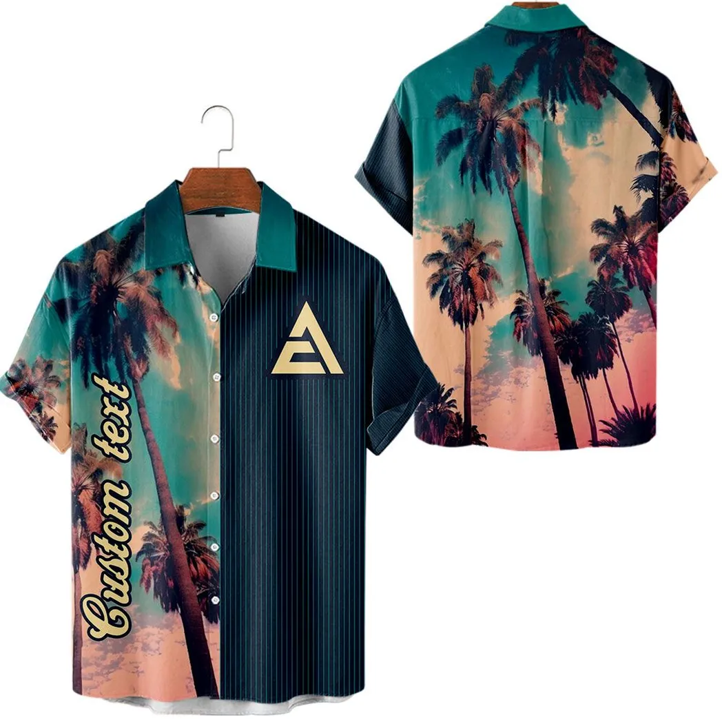 Farm Tractor Fans Gift Hawaiian Shirt, Button up Shirt Vintage Style For Car Owners, Custom Namet CAR431041625391