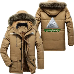 Tractor Parka hoodie, Coat with Hood Exclusive Logo For Car Motorcycles Lovers CAR7002082088 - Khaki