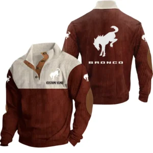 Vintage Car Men's Stand Up Collar Base Shirt, Collar Hoodie Exclusive Logo For Car Motorcycles Fans CAR20012068 - Red