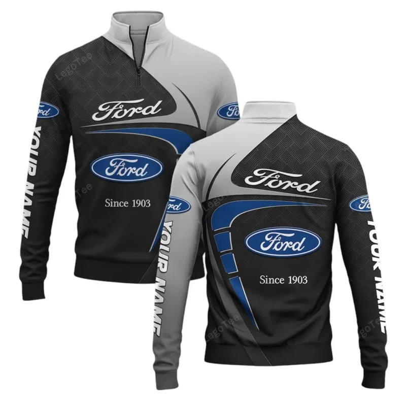 Vintage Car Quarter-Zip Sweatshirt, All Over Print Sweatshirt For Vintage Car Lovers CAR11603032524