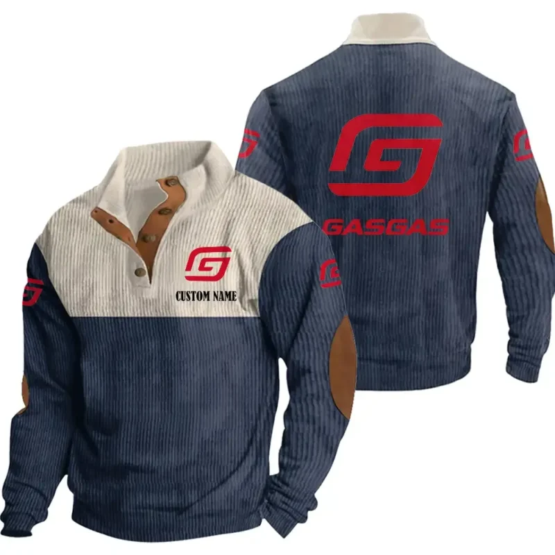Truck Men's Stand Up Collar Base Shirt, Collar Hoodie Exclusive Logo For Car Motorcycles Fans CAR20012076 - Navy Blue