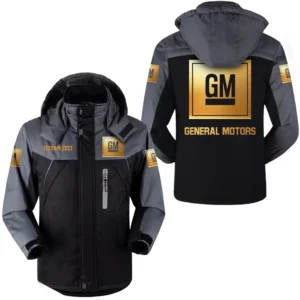 Motors Outdoor Charging Suit, Exclusive Logo Fleece Truckket For Car Fans HFLJ0112312052 - Black