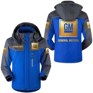 Motors Outdoor Charging Suit, Exclusive Logo Fleece Truckket For Car Fans HFLJ0112312052 - Blue
