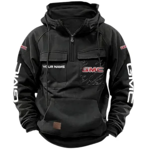 Trucks Hoodie Tactical Quarter Zip, Hoodie Exclusive Logo For Trucks Lovers CAR164022425135 - Black