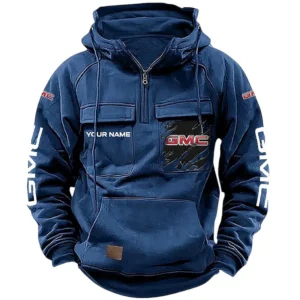 Trucks Hoodie Tactical Quarter Zip, Hoodie Exclusive Logo For Trucks Lovers CAR164022425135 - Dark Blue