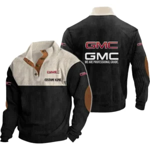 Trucks Men's Stand Up Collar Base Shirt, Collar Hoodie Exclusive Logo For Car Motorcycles Fans CAR20012077 - Black