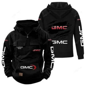 Trucks Hoodie Tactical Quarter Zip, Hoodie Exclusive Logo For Trucks Lovers - Black CAR122021425036-2