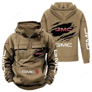 Trucks Hoodie Tactical Quarter Zip, Hoodie Exclusive Logo For Trucks Lovers - Khaki CAR122021425036-4