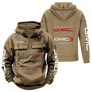 Trucks Hoodie Tactical Quarter Zip, Hoodie Exclusive Logo For Trucks Lovers - Khaki CAR96021425722-4