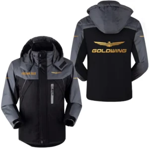Motorcycles Outdoor Charging Suit, Exclusive Logo Fleece Truckket For Car Fans HFLJ0112312054 - Black