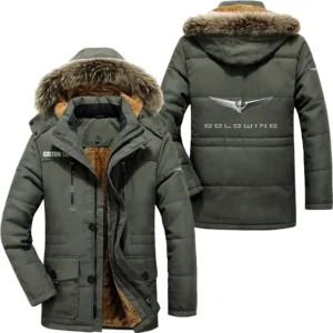 Motorcycles Parka hoodie, Coat with Hood Exclusive Logo For Car Motorcycles Lovers CAR7002082105 - Army Green