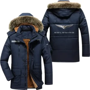Motorcycles Parka hoodie, Coat with Hood Exclusive Logo For Car Motorcycles Lovers CAR7002082105 - Navy