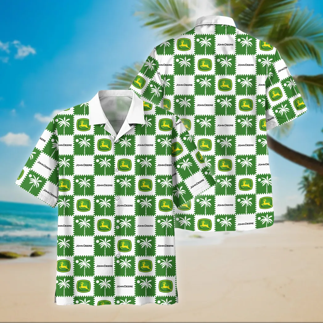 Green Tractors Fans Gift Hawaiian Shirt, Button up Shirt Vintage Style For Car Owners CAR04042025681
