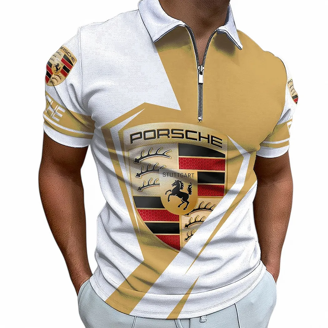 High-Speed Cars Fans Gift Zipper Polo Shirt, Polo Shirt All Over Print For High-Speed Cars Fan CAR68022125895
