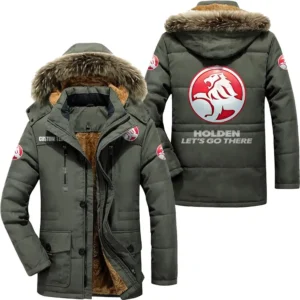 Motors Parka hoodie, Coat with Hood Exclusive Logo For Car Motorcycles Lovers CAR7002082110 - Army Green