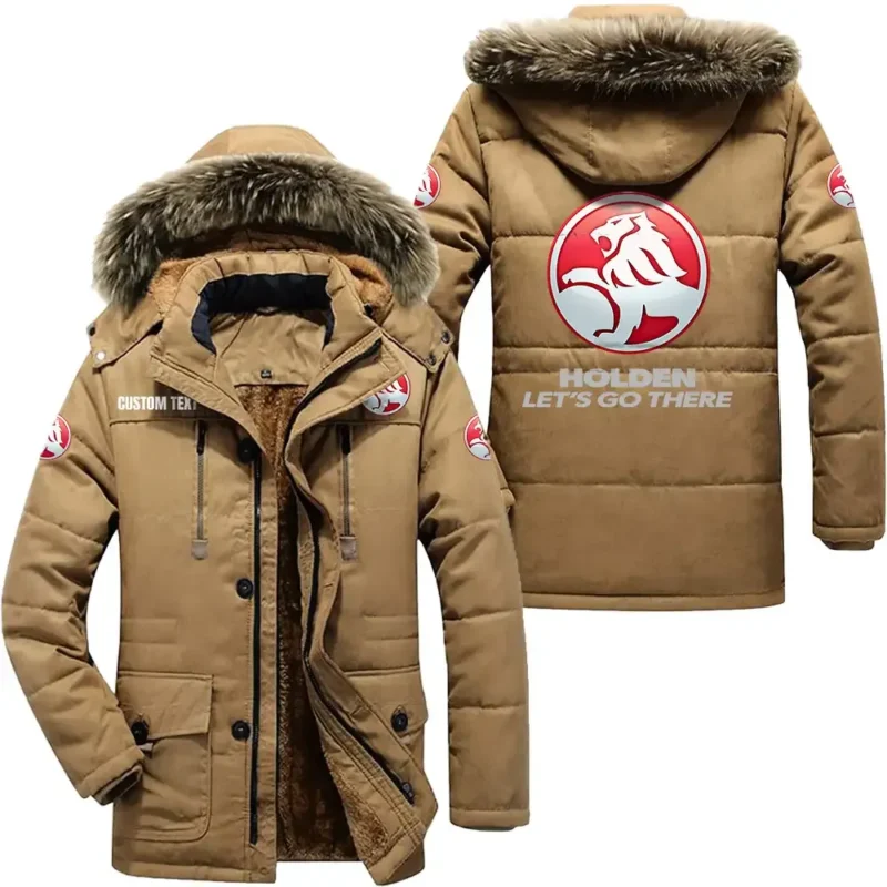 Motors Parka hoodie, Coat with Hood Exclusive Logo For Car Motorcycles Lovers CAR7002082110 - Khaki