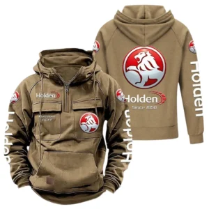 Motors Hoodie Tactical Quarter Zip, Hoodie Exclusive Logo For Motors Lovers - Khaki CAR96021425724-4