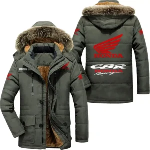 Motors Parka hoodie, Coat with Hood Exclusive Logo For Car Motorcycles Lovers CAR7002082111 - Army Green