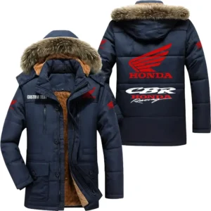 Motors Parka hoodie, Coat with Hood Exclusive Logo For Car Motorcycles Lovers CAR7002082111 - Navy