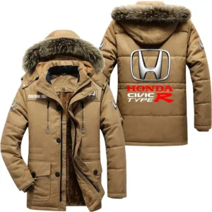 Motors Parka hoodie, Coat with Hood Exclusive Logo For Car Motorcycles Lovers CAR7002082112 - Khaki