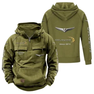 Motors Hoodie Tactical Quarter Zip, Hoodie Exclusive Logo For Motors Lovers - Army Green CAR96021425731-1