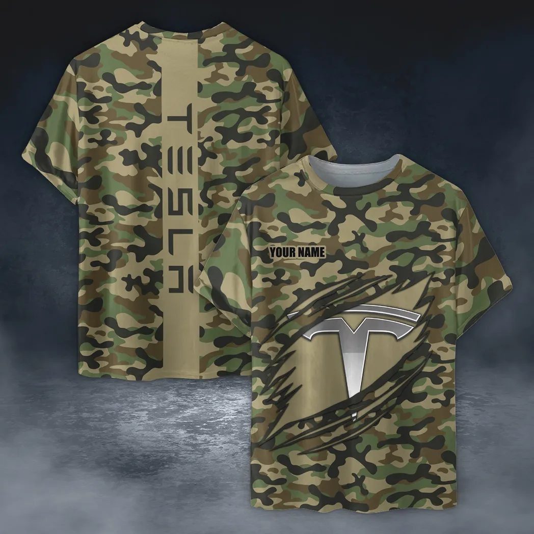 Hypercar Fans Gift T-Shirt, Shirt Camo Style For Car Owners, Custom Name CAR210040825736