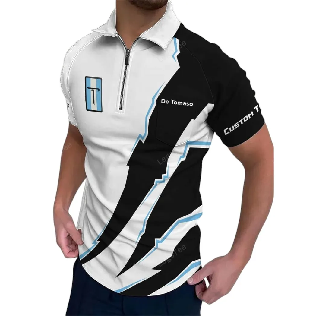 Hypercar Fans Gift Zipper Polo Shirt, Shirt Exclusive Logo For Hypercar Lovers CAR128021025042