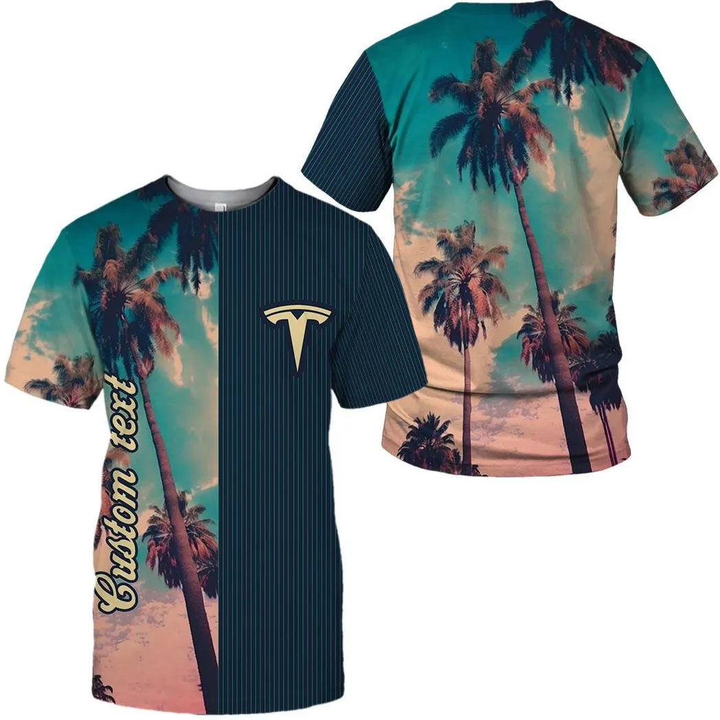 Hypercar Motors Fans Gift T-Shirt, Shirt Vintage Palm Style For Car Owners, Custom Name CAR431041625410