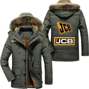 Tractor Parka hoodie, Coat with Hood Exclusive Logo For Car Motorcycles Lovers CAR7002082122 - Army Green