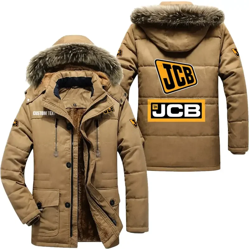 Tractor Parka hoodie, Coat with Hood Exclusive Logo For Car Motorcycles Lovers CAR7002082122 - Khaki