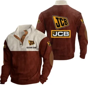 Tractor Men's Stand Up Collar Base Shirt, Collar Hoodie Exclusive Logo For Car Motorcycles Fans CAR20012092 - Red