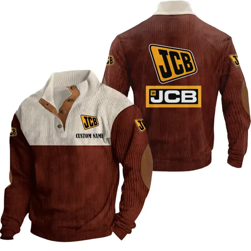 Tractor Men's Stand Up Collar Base Shirt, Collar Hoodie Exclusive Logo For Car Motorcycles Fans CAR20012092 - Red