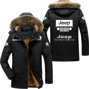 Classic Off-Road Parka hoodie, Coat with Hood Exclusive Logo For Car Motorcycles Lovers CAR7002082123 - Black