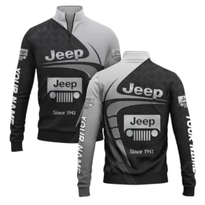 Classic Off-Road Quarter-Zip Sweatshirt, All Over Print Sweatshirt For Classic Off-Road Lovers CAR11603032538