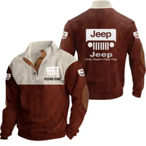 Classic Off-Road Men's Stand Up Collar Base Shirt, Collar Hoodie Exclusive Logo For Car Motorcycles Fans CAR20012093 - Red