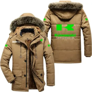 Motorcycles Parka hoodie, Coat with Hood Exclusive Logo For Car Motorcycles Lovers CAR7002082126 - Khaki
