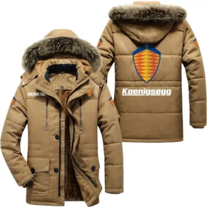 Megacar Parka hoodie, Coat with Hood Exclusive Logo For Car Motorcycles Lovers CAR7002082129 - Khaki