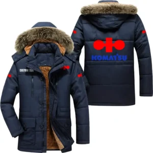 Tractor Parka hoodie, Coat with Hood Exclusive Logo For Car Motorcycles Lovers CAR7002082130 - Navy