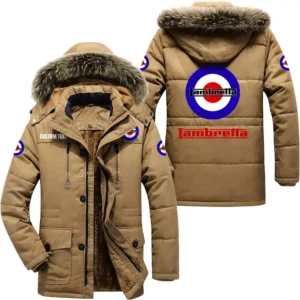 Car Parka hoodie, Coat with Hood Exclusive Logo For Car Motorcycles Lovers CAR7002082134 - Khaki