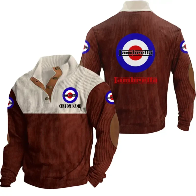 Car Men's Stand Up Collar Base Shirt, Collar Hoodie Exclusive Logo For Car Motorcycles Fans CAR20012100 - Red
