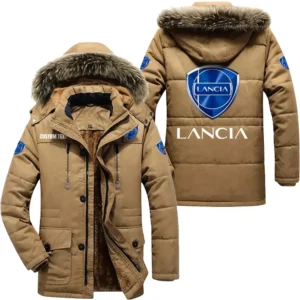 Car Parka hoodie, Coat with Hood Exclusive Logo For Car Motorcycles Lovers CAR7002082135 - Khaki
